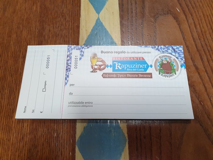IDEE REGALO DEL KAPUZINER - Buono Regalo!